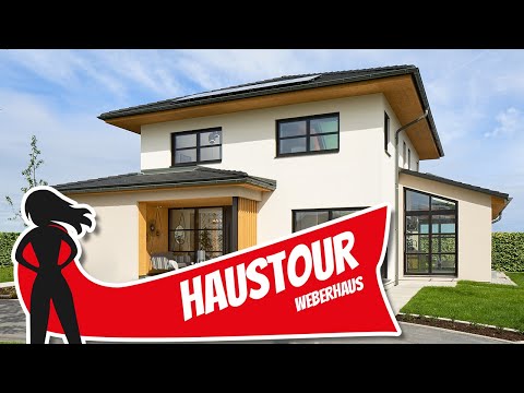 MODERNE STADTVILLA: Landhausstil und Industrial Style von Weberhaus | HAUSTOUR | Hausbau Helden
