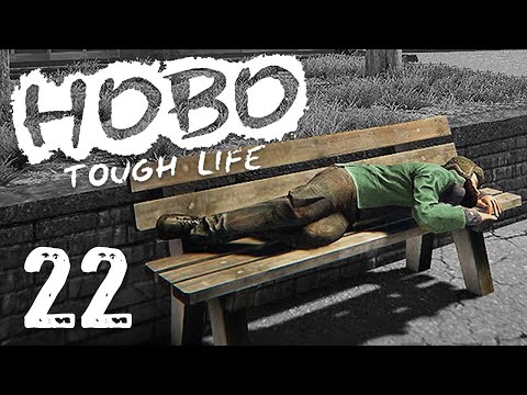 HOBO: Tough Life Part 22 - WINTER SNOW IS HERE! (Co-Op Survival)