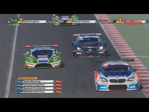 International GT Open 2017. Race 2 Circuit de Barcelona-Catalunya. Battle for 3rd