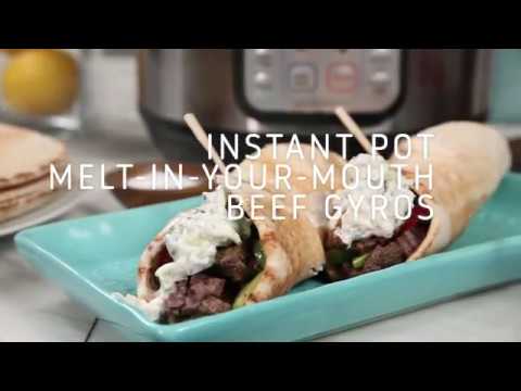 Instant Pot Melt in Your Mouth Beef Gyros