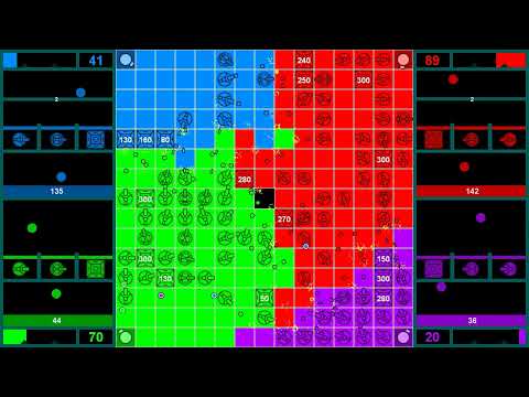 Territory War - Cannon Defense 3 in Algodoo