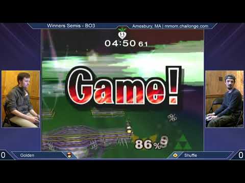 MMOM182 SSBM - Golden (C. Falcon) vs. Shuffle (Sheik, ICs) - Melee WSF