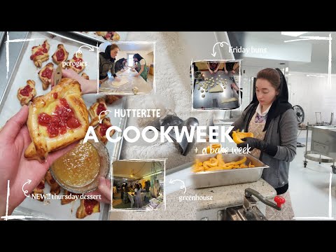 Kochen und Backen in einer Hutterer-Kolonie | Es ist viel los… Vlog 190