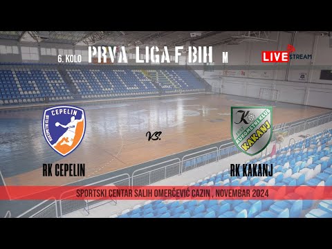 UŽIVO: RK Cepelin - RK Kakanj, 6. kolo Prve lige F BiH - sjever