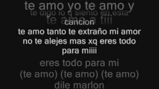 ARTHUR Y MARLON TE AMO (LETRA)