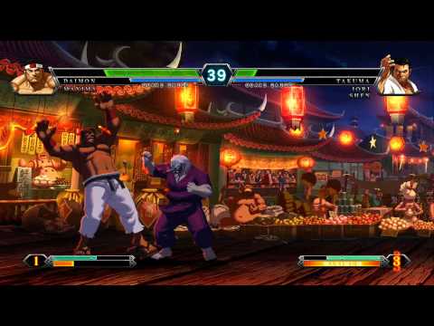 KOF XIII Online Kyo, Daimon, Maxima Vs. Takuma, Claw Iori, Shen