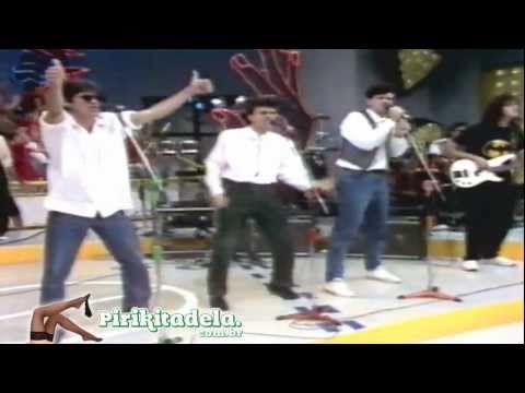 Inimigos do rei no Domingão do Faustão - 1989