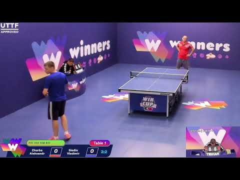 WINners CUP table 1 23.09 Zhurba Aleksandr - Siedin Vladimir 20:30
