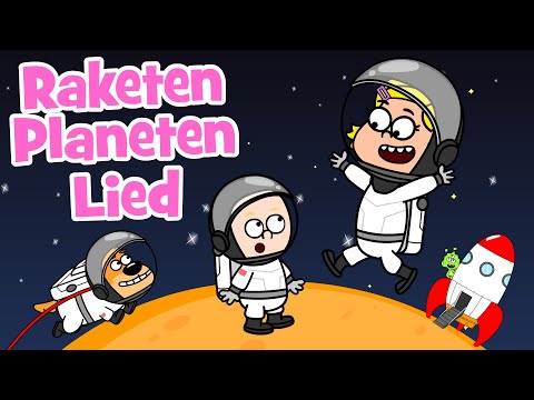 ♪ ♪ Kinderlied Weltraum – Raketen Planeten Lied | Hurra Kinderlieder  | Universum