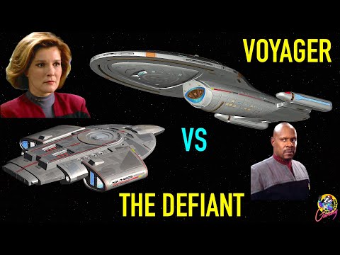 USS Defiant VS USS Voyager - Both Ways - Star Trek Starship Battles