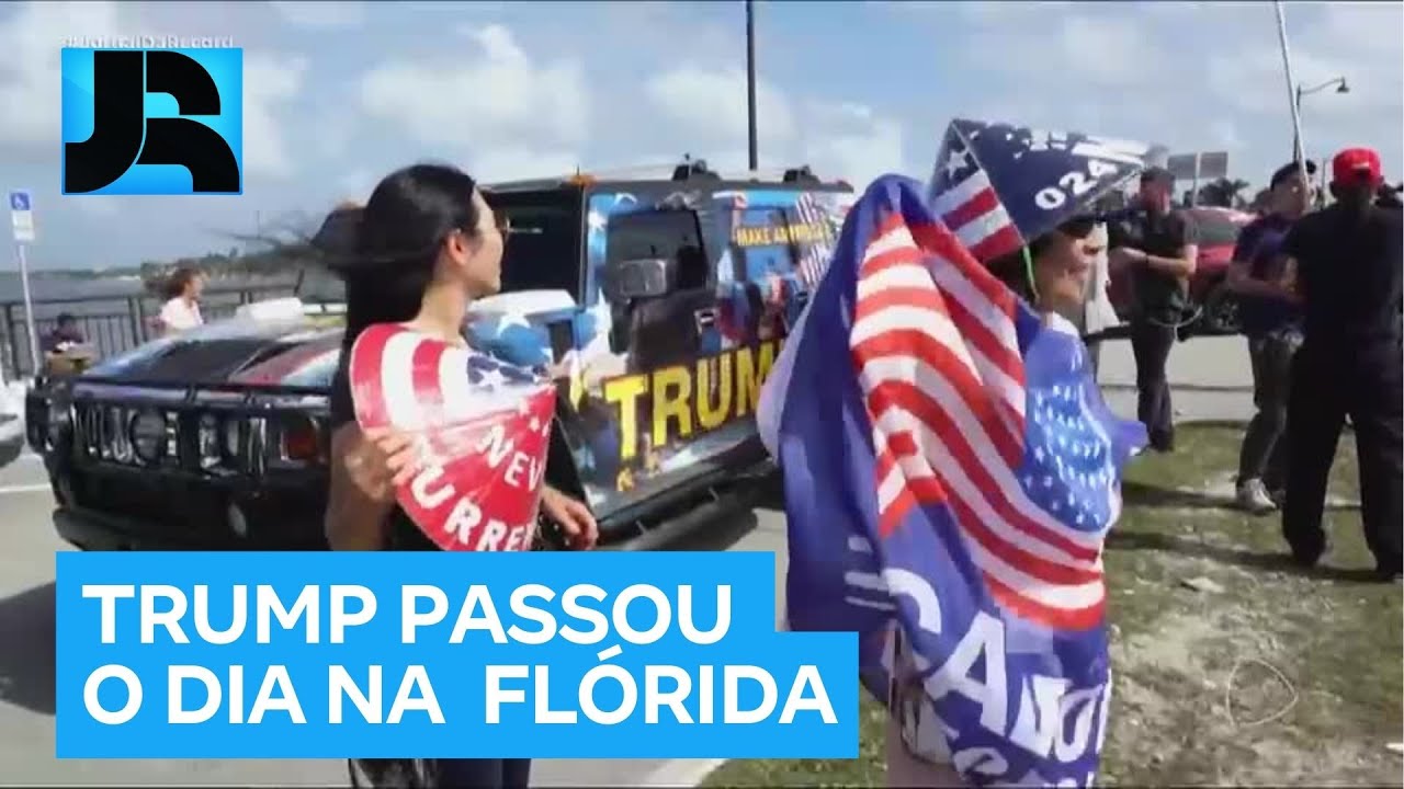 Eleitores republicanos saem às ruas para comemorar o retorno de Donald Trump à Casa Branca