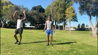 Twins Teach Themselves How to do a Backflip