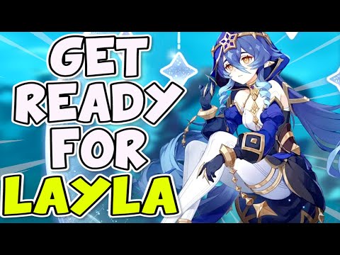 LAYLA REVEALED! HOW TO PREPARE! ❄️ Genshin Impact Layla Skills, Builds, Ascension Materials & More