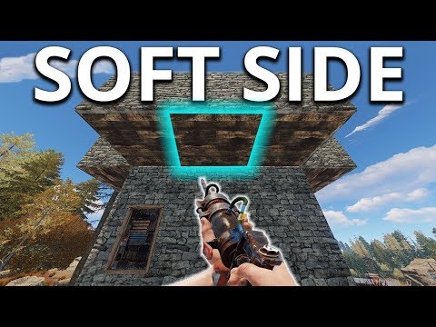 SOFT SIDE JACKHAMMER RAIDING A LOADED Tower Base - Rust Survival