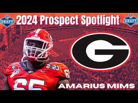 "Amarius Mims Is An ANIMAL!" | 2024 NFL Draft Prospect Spotlight!