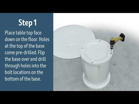 Cascade/Round Base Table Installation Instructions