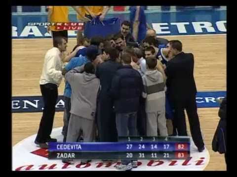 Cedevita Zadar, polufinale Kup K.Cosica 9. 2. '11.