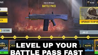 HOW TO UNLOCK NEW JAK-12 SHOTGUN AND LEVEL UP YOUR BATTLE PASS FAST IN CALL OF DUTY MOBILE