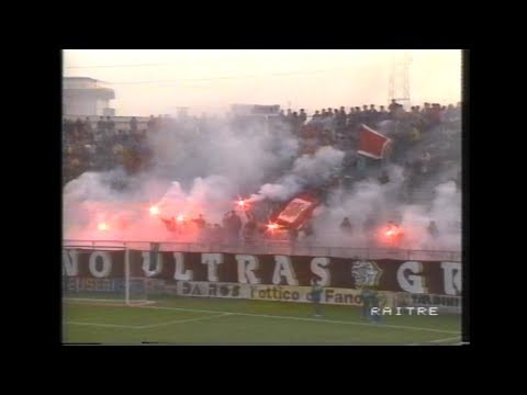 FANO-VICENZA 3-1 SERIE C1 1990-91 GARA DEL 11 NOVEMBRE 1990