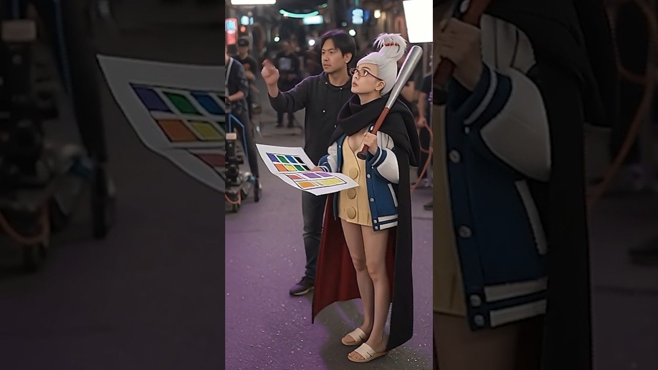 実写版ダンダダンの撮影現場　#ダンダダン #実写 #ai #dandadan