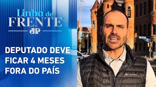 Eduardo Bolsonaro anuncia licença para morar nos EUA | LINHA DE FRENTE