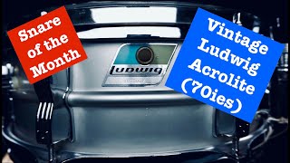 Video thumbnail for Vintage Ludwig  Acrolite (70ies) 14"x5" Snare Drum Review (Snare of the Month #6) by Simon Springer