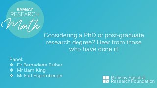 Considering a PhD? Hear From Those Who Have Done It!