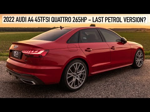 2022 AUDI A4 45TFSI QUATTRO 265HP - LAST FULLY PETROL VERSION OF THE A4 - 4K IN DETAIL