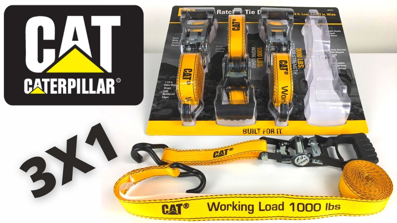 FITA CATRACA CATERPILLAR PARA CARGAS E MARCENARIA