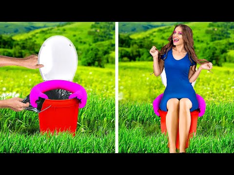 HACKS FÜR BADEZIMMER & TOILETTE || Einfache DIY Tricks und Ideen mit Klopapier von 123 GO! GOLD