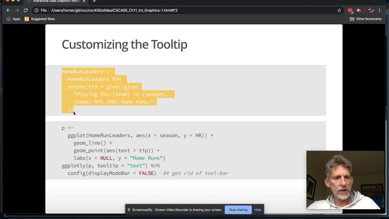 Chapter 11: Interactive Graphics (htmlwidgets)