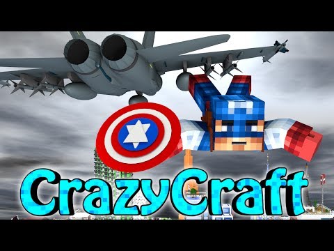 Minecraft | CrazyCraft 2.0 - OreSpawn Modded Survival Ep 121 - "CAPTAIN AMERICA"