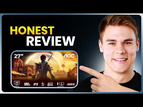AOC Q27G42XE Review: Real 1ms Response — But What's the Catch? (2026)