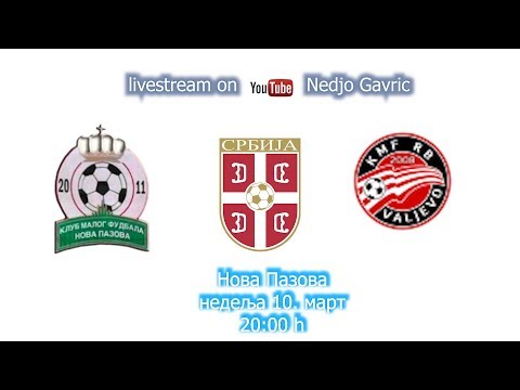Futsal - KMF Nova Pazova - KMF RB Valjevo