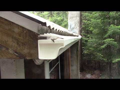 The Woodpecker Ep 150 - We replace the rain gutters at the cottage