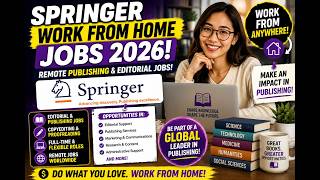 Springer Nature Remote Jobs  Editorial Publishing  Research Roles sidehustle workfromhome