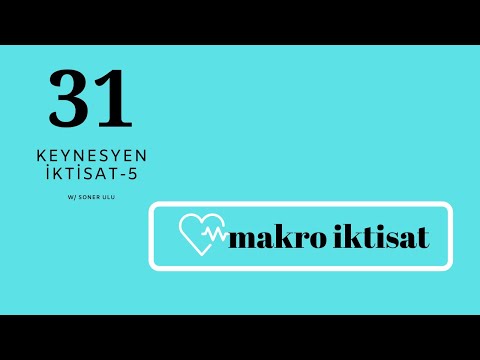 KPSS-A GRUBU İKTİSAT SONER HOCA Makro İktisat -31 (Keynesyen İktisat-5)