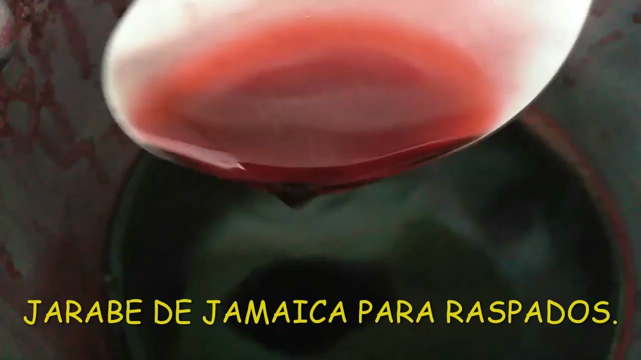Jarabe de jamaica para raspadosII ¿Como se prepara IIAqui te lo decimosII @Las recetas de la Abuela