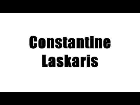 Constantine Laskaris
