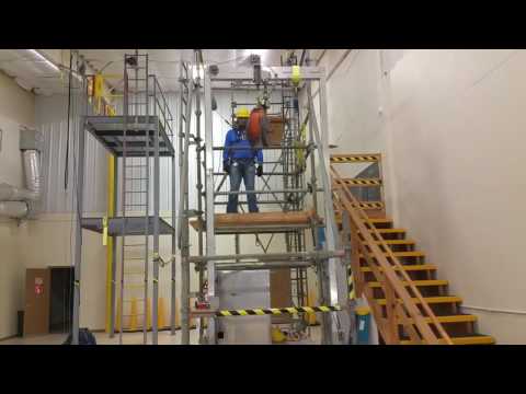 fall protection drop test with twin SRL