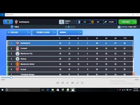 CHAMPION EPL 88 POINT  +SOUTHAMTON . COUNTER-ATTACK. SOCCER MANAGER 2023 ( SM2023)