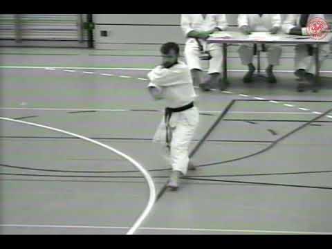 JKA exam  of sensei Dormenko Andrey in Switzerland. Kata Kanku Sho