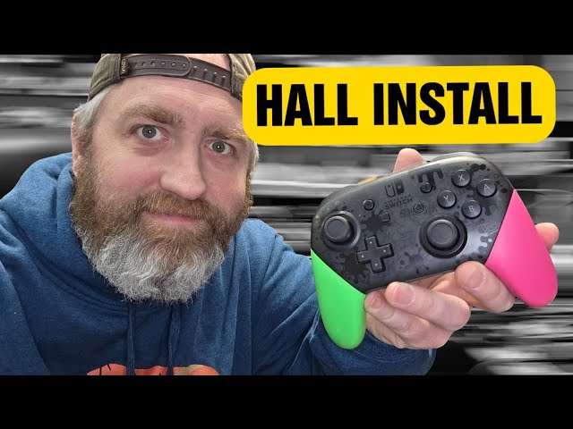 Vídeo relacionado con HELLCOOL Efecto Hall Mando Pro para Nintendo Switch/OLED,Reemplazo de Mando Joypad de Una Pieza para Switch Pro,Controller con Turbo/Programable/6-Ejes/Vibración/RGB/4 Ranuras para Tarjetas