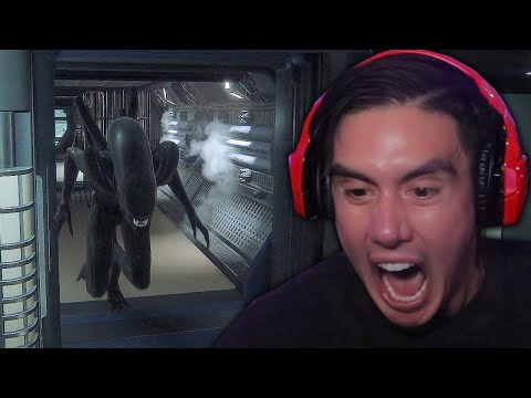 THE ALIEN WOULD NOT GET OFF MY CHEEKS THIS ENTIRE VIDEO AND IM STRESSED | Alien Isolation [2]