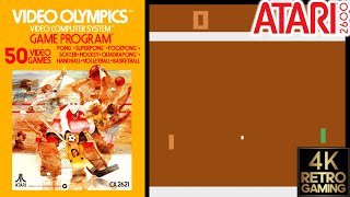 Video Olympics Atari 2600 4k Gameplay