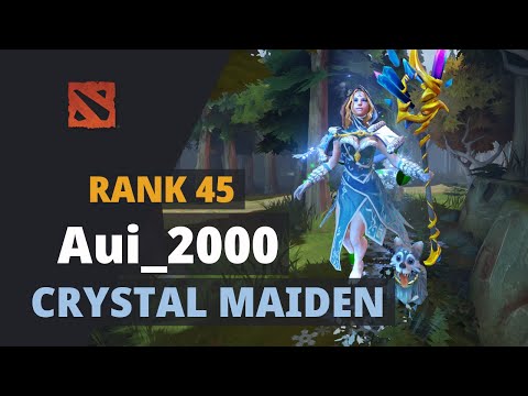 Aui_2000 (Rank 45) plays Crystal Maiden Dota 2 Full Game