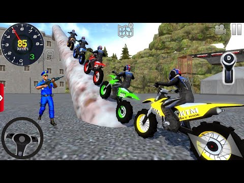 Motor Dirt Bikes driving 3d Off-Road #9 - Offroad Outlaws Motocross Bike Game Android Gameplay