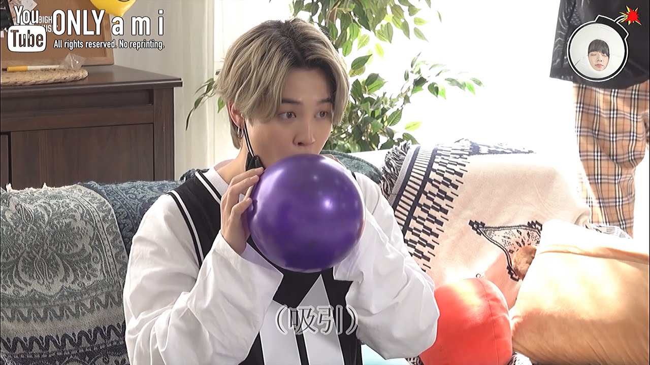 【BTS日本語字幕】ジミン feat.ヘリウムガス【[BANGTAN BOMB] Jimin and Helium Balloons】