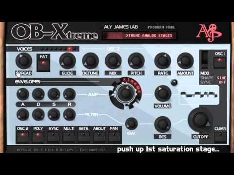 OB-XTREME VST (Virtual OB-X) Analog Saturation Stages