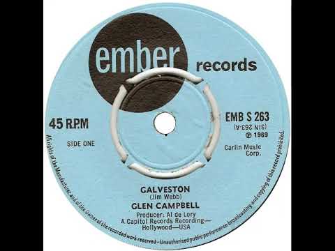 UK New Entry 1969 (88) Glen Campbell - Galveston